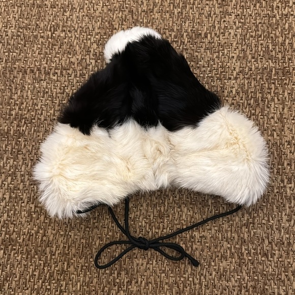 Vintage Rabbit Fur Peruvian Style Winter Hat - Picture 5 of 9
